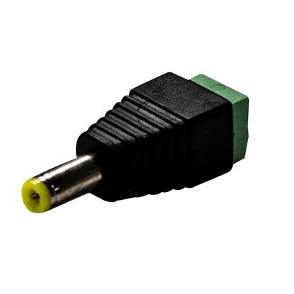 Picture of DYNAMIX DC Jack Adaptor with Polarity Marked on Connector.