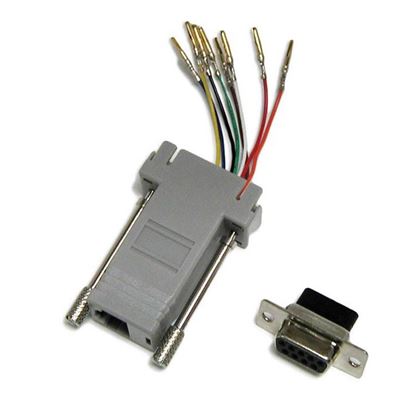 Picture of DYNAMIX DB9 Female to RJ45 Adaptor (8 Wire)
