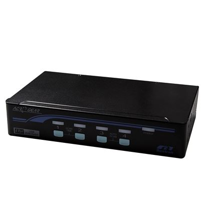 Picture of REXTRON 1-4 USB Automatic KVM Switch. Share 1x Keyboard Video