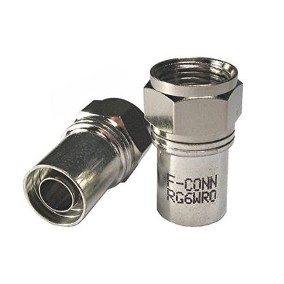 Picture of MATCHMASTER RG6 F-Connector (Male) , Radial Sky Approved. Crimp