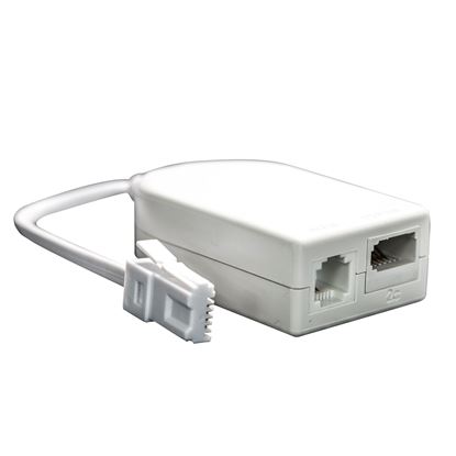Picture of DYNAMIX ADSL2+ Telephone Splitter and In-line Filter. BULK