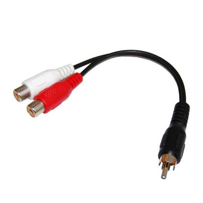 Picture of DYNAMIX 0.15m Dual RCA Female to RCA Male Cable