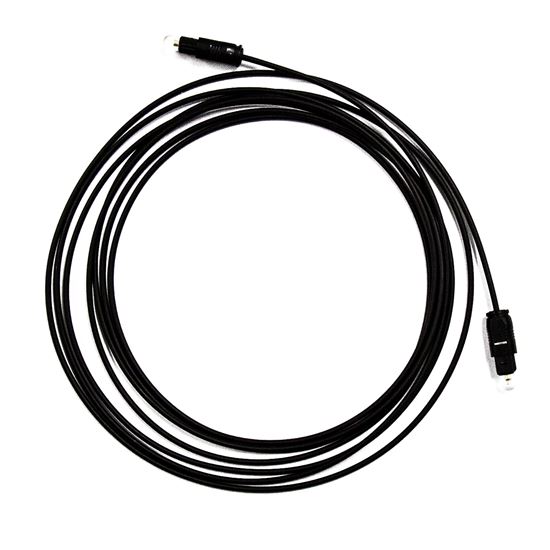 Picture of DYNAMIX 2m Toslink Slimline Audio Optic Cable. OD: 2.2mm