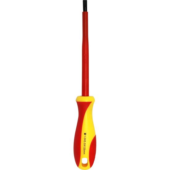 Picture of GOLDTOOL 125mm Electrical Insulated VDE Screwdriver. Tested to 1000
