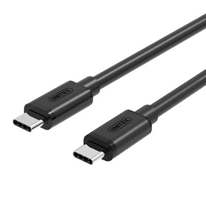 Picture of UNITEK 1m USB 3.1 USB-C Male to USB-C Male, OD: 4.0mm, Nickel