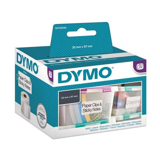 Picture of DYMO Genuine LabelWriter Multi Purpose Labels. 1 roll (1000