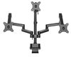 Picture of BRATECK 17"-27" Triple Monitor Spring-Assisted Desk Mount Bracket.