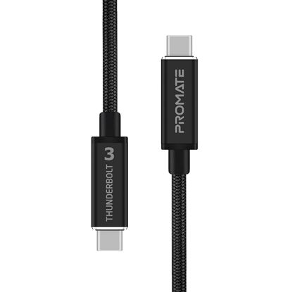 Picture of PROMATE 1m USB-C Thunderbolt 3 Cable. Up to100W Power Delivery.