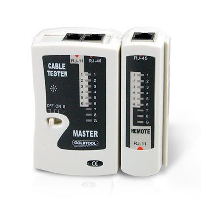 Picture of GOLDTOOL RJ45 LAN Data Cable Tester Quickly & Easily Check for Cable