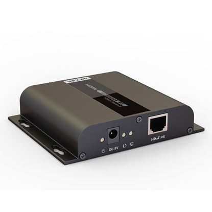 Picture of LENKENG 4K2K HDMI extender Over IP Supports transmission up to 120M.