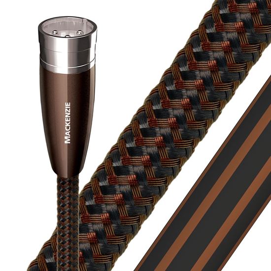 Picture of AUDIOQUEST Mackenzie 3M XLR to XLR Pair. Solid perf surface copper