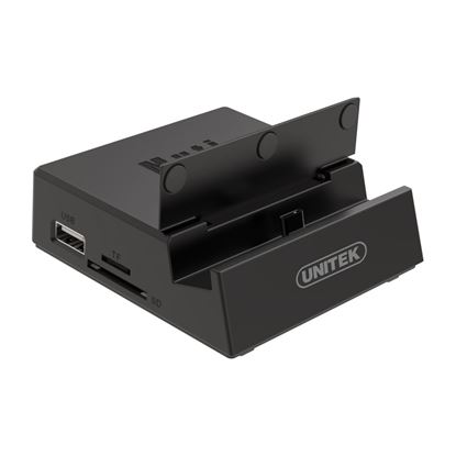 Picture of UNITEK USB-C Desktop Multimedia Docking Station. 3x USB2.0 Ports,