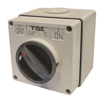 Picture of TRADESAVE Weatherproof Switch, 2 Pole 20A, IP66 Rating, Stainless