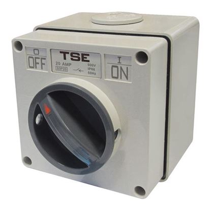 Picture of TRADESAVE Weatherproof Switch, 3 Pole 32A, IP66 Rating ,Stainless