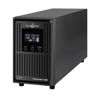 Picture of POWERSHIELD Commander 2000VA Line Interactive Tower UPS. Delivers