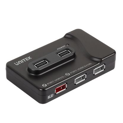 Picture of UNITEK 7-in-1 Powered USB 3.0 Hub. 2x USB3.0& 4x USB2.0& Charing Port.