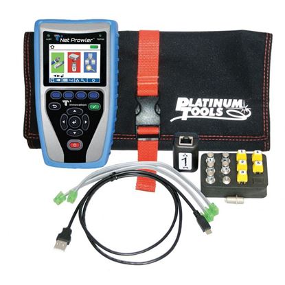 Picture of PLATINUM TOOLS Net Prowler Cabling & Network Tester. Supports IPv4/v6.