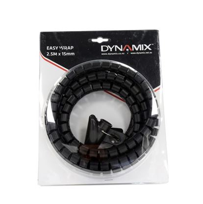 Picture of DYNAMIX 2.5mx15mm Easy Wrap - Cable Management Solution, Blister