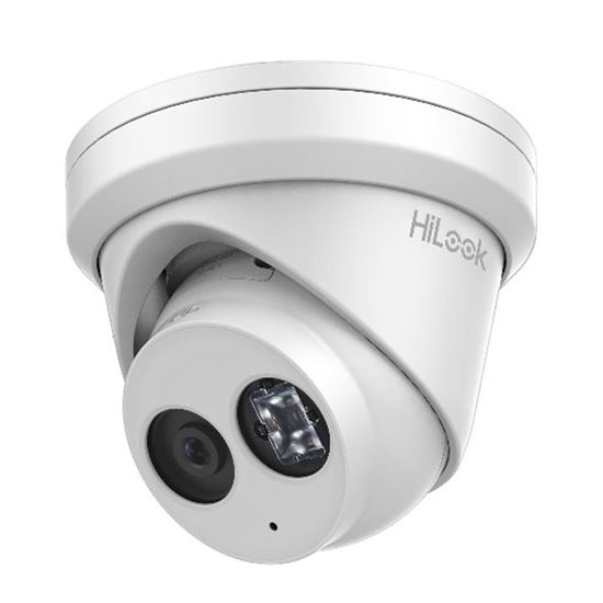 Picture of HILOOK 8MP IP POE Turret Camera with 2.8mm Fixed Lens. H265. Max IR