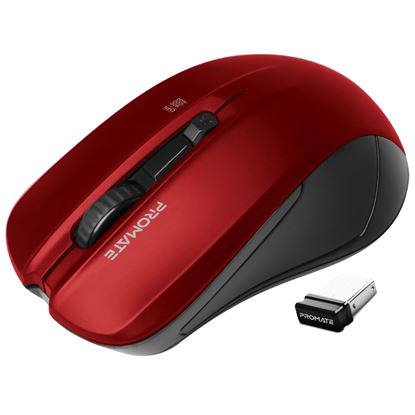 Picture of PROMATE Ergonomic Wireless Mouse with Ambidextrous Design.