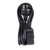 Picture of DYNAMIX 2M Power Cord - 15A 3 Pin Plug to 15A C19 Plug.