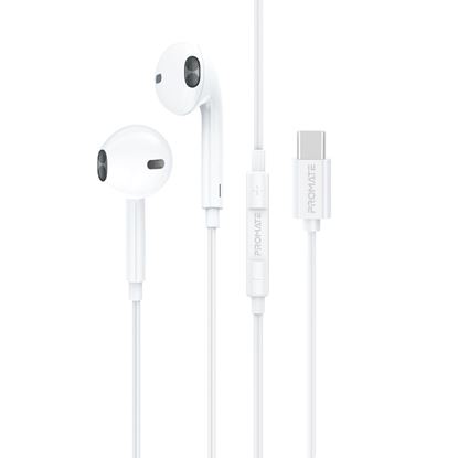 Picture of PROMATE In-Ear USB-C Earphones with In-line Microphone & Volume