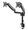 Picture of BRATECK 17"-32" Pole-Mounted Gas Spring Dual Monitor Desk Mount