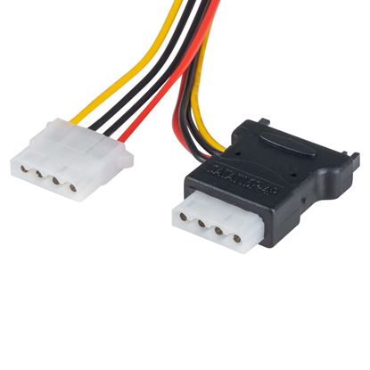 Picture of DYNAMIX Dual Port Serial ATA Power Splitter Cable, Converts