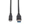 Picture of DYNAMIX 2M, USB 3.1 USB-C Male to USB-A Male Cable. Black Colour.