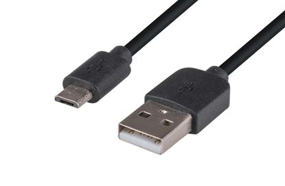 Picture of DYNAMIX 2m USB 2.0 Micro-B Male to USB-A Male Connectors.