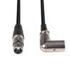 Picture of DYNAMIX 2m XLR 3-Pin Right Angled Male to 3-Pin Female Balanced