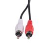 Picture of DYNAMIX 2m RCA Audio Cable 2 RCA to 2 RCA Plugs, 30AWG, Coloured Red