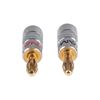 Picture of DYNAMIX Banana Plugs Gold Plated with Alloy Jacket, Max 14AWG Cable