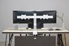 Picture of BRATECK 17"-32" Dual Monitor Heavy Duty Desk Mount Arm. Max Load 8kgs
