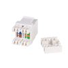 Picture of DYNAMIX Cat6 Keystone RJ45 Jack for 110 Face Plate. T568A/T568B