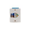 Picture of DYNAMIX Cat6 BLUE Keystone RJ45 Jack for 110 Face Plate. T568A/