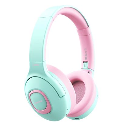 Picture of PROMATE Child-Safe Wireless Bluetooth Over-Ear Headphones.