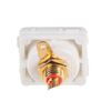 Picture of AMDEX Red RCA to Solder Connector. Gold Plated