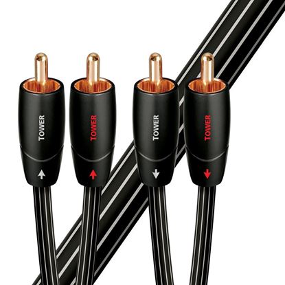 Picture of AUDIOQUEST Tower 1.5M 2 to 2 RCA Male. Solid Long Grain Copper