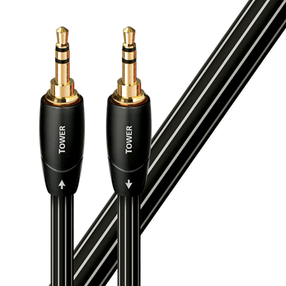 Picture of AUDIOQUEST Tower 1M 3.5mm M to 3.5mm M. Solid Long Grain Copper.