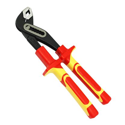 Picture of GOLDTOOL 250mm Insulated Water Pump Pliers. Large Shoulders