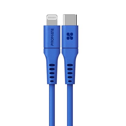 Picture of PROMATE 3m 20W PD USB-C to Lightning Charge & Sync Cable.
