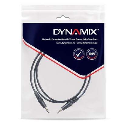 Picture of DYNAMIX 1M Stereo 3.5mm Plug Male to Male Cable