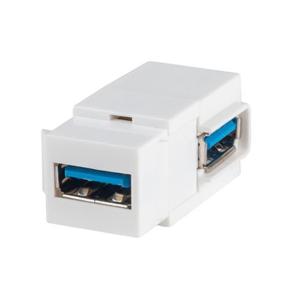 Picture of DYNAMIX USB 3.0 Keystone Jack USB-A Female to Right Angled