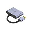 Picture of UNITEK USB-A to HDMI 2.0 & VGA Adapter with Dual Monitor Support.
