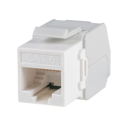 Picture of DYNAMIX Cat6 UTP Keystone Slimline Tooless & Punch Down Compatible