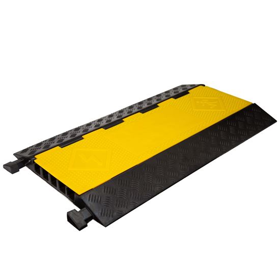 . DYNAMIX 5-Channel Floor Cable Protector, Heavy Duty with