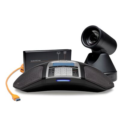 Picture of KONFTEL C50300 Analog Conference Phone Bundle. Design for up to 20