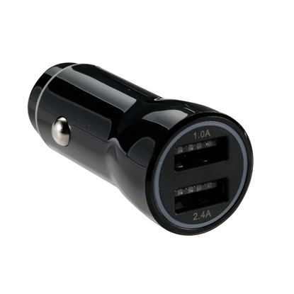 Picture of JACKSON 3.4A Dual Port In-Car Phone Charger with 2x USB-A Ports.