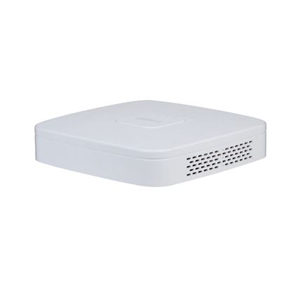 Picture of DAHUA 4-Channel 8MP PoE NVR with 1TB HDD Installed. Supports